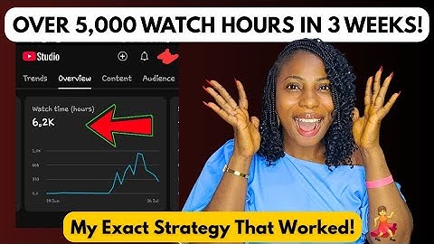Get 4000 watch hours Easier and Faster! 😳(Here