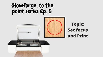 Set focus and Print: Ep. 5 Glowforge to the point
