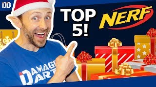 🎄TOP 5 Nerf Gifts for Christmas 2018!🎁