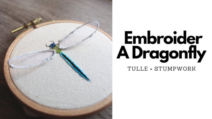 HOOP DIY KITS — Dried Flowers on Tulle Embroidery