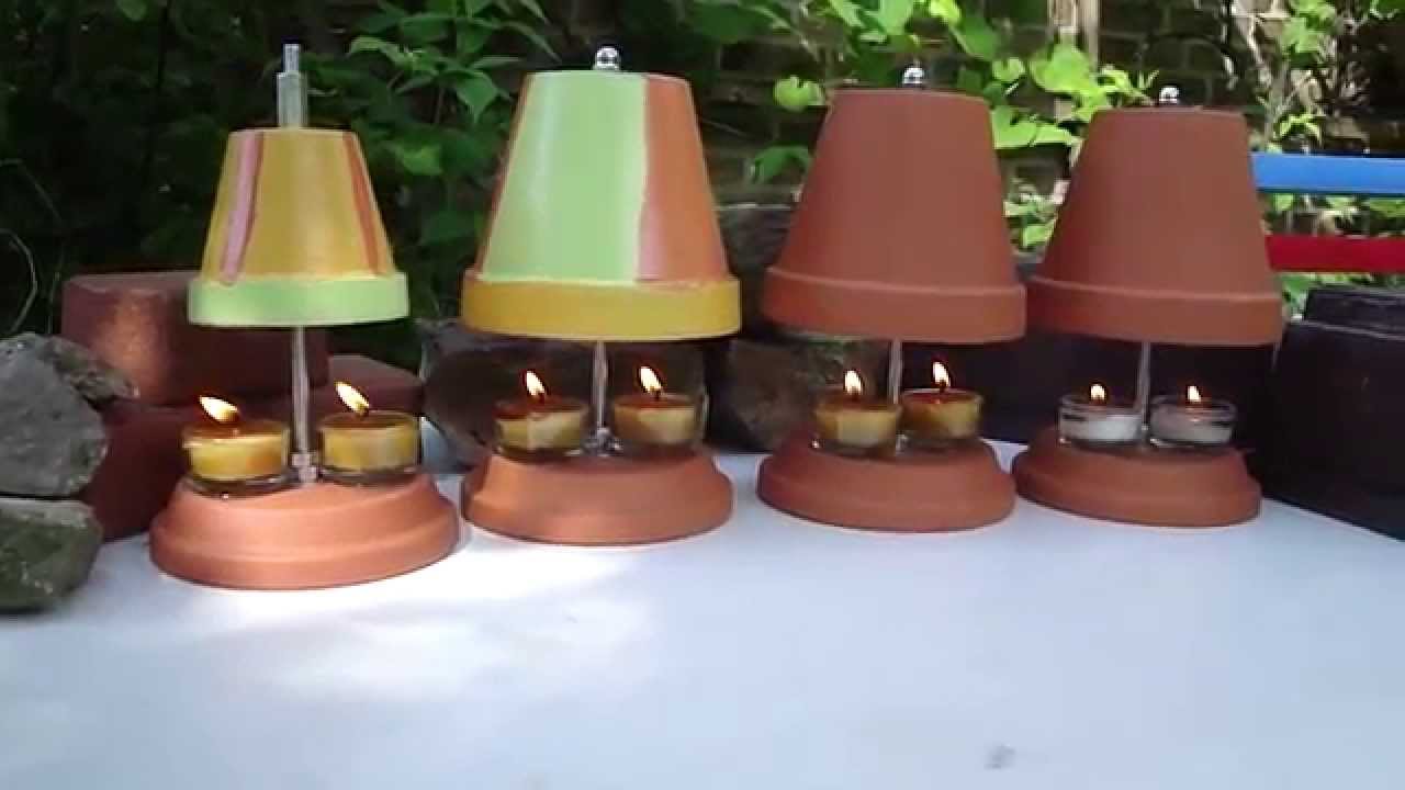 Teelichtofen im sommer mit windschutz test im garten digitale ...
