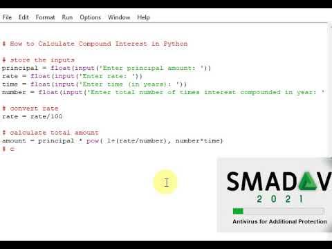 How to Calculate Compound Interest in Python - YouTube