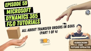 EPISODE 59 | Transfer Order process in Dynamics 365 Finance and operations(Part 1)