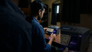 Bank machine bhi confuse ho gayi 💸Itne perfect fake ₹500 notes #FakeCurrency #CrimeStory #RealStory