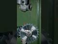 Try to make two running cutting machines touch each other and see what happens. #shorts
