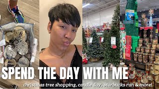 VLOG: I can’t believe this happened, shopping for a Christmas tree \& candle day! | Vlogmas Day 5