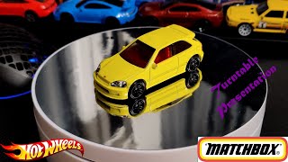 🏎️🏎️Hot Wheels diecast cars PRESENTED on a turntable ‼️Rotating display stand‼️🇯🇵🇯🇵 Japanese cars‼️
