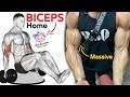 Biceps Exercise With Dumbbells (Home)