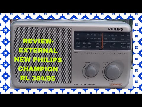 REVIEW - New philips champion RL 384/94 d.s.p base radio external sanrachna
