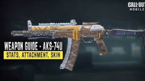 RUS-79U/AKS-74U BEST ATTACHMENTS AND LOADOUT - COD MOBILE SEASON 4 NUKE GAMEPLAY