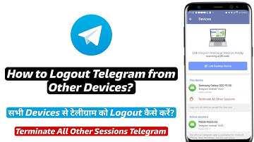 How to Logout Telegram from other Devices | Telegram ko other devices se logout kaise kare