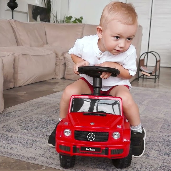 Каталка-пушкар Mercedes-Benz "Гелендваген" | Детский толокар гелик ...
