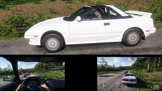 1989 TOYOTA MR2 SC Racing in Forza Horizon 5 - PC Gameplay Single Player Race
