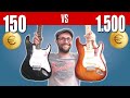 SQUIER stratocaster a 150€ vs FENDER A 1500€: ne vale la pena?