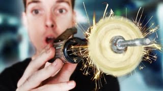 20000RPM FIDGET SPINNER DRILL vs FOOD