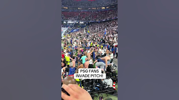 PSG fans came within touching distance of the Champions League trophy after victory over Inter Milan