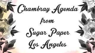 Sugar Paper LA Chambray Agenda