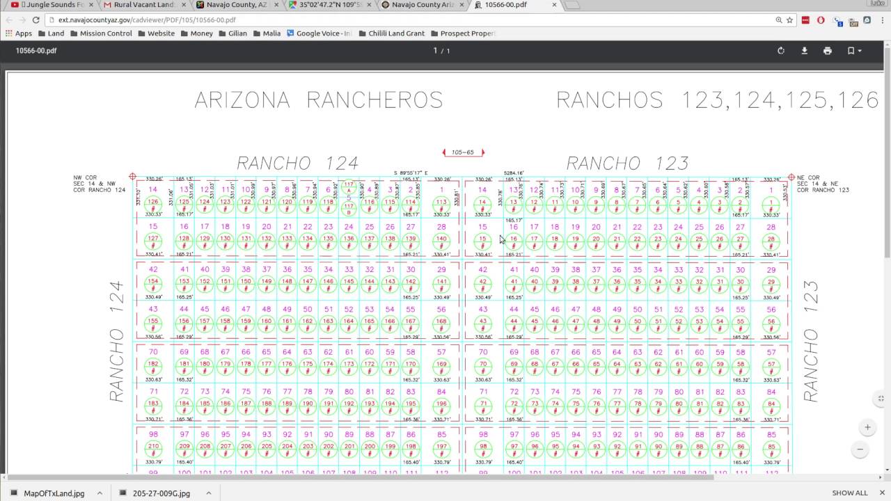 How to find land in Navajo County AZ. YouTube
