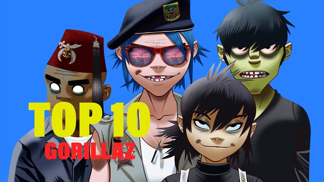 Группа gorillaz альбомы. Gorillaz 19-2000. Гориллаз топ. Гориллаз парк. Гориллаз анимация.