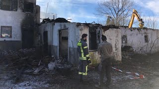 Großbrand Auf Einem Bauernhof In Grabenstätt