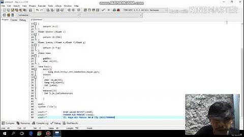 MEMBUAT STRUK PEMBELIAN MAKANAN MENGGUNAKAN DEV C++ dan menggunakan OOP DAN JAM DIGITAL