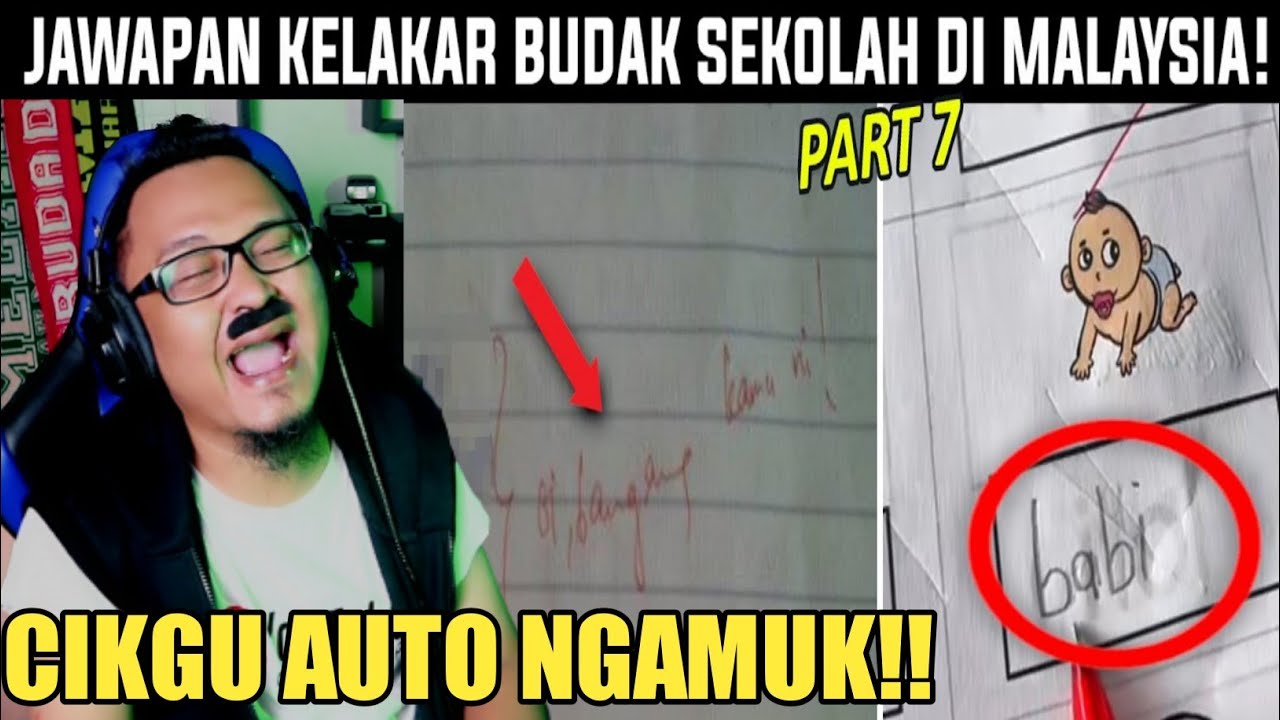 HAHA‼️ HARAP CIKGU SABAR YA‼️ 40 JAWAPAN ANAK SEKOLAH YANG KELAKAR DI MALAYSIA | Cak Lonjong