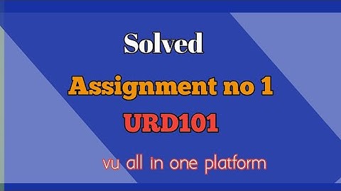 Urdu101 assignment solution 2023 #urdu #urd101 #viral