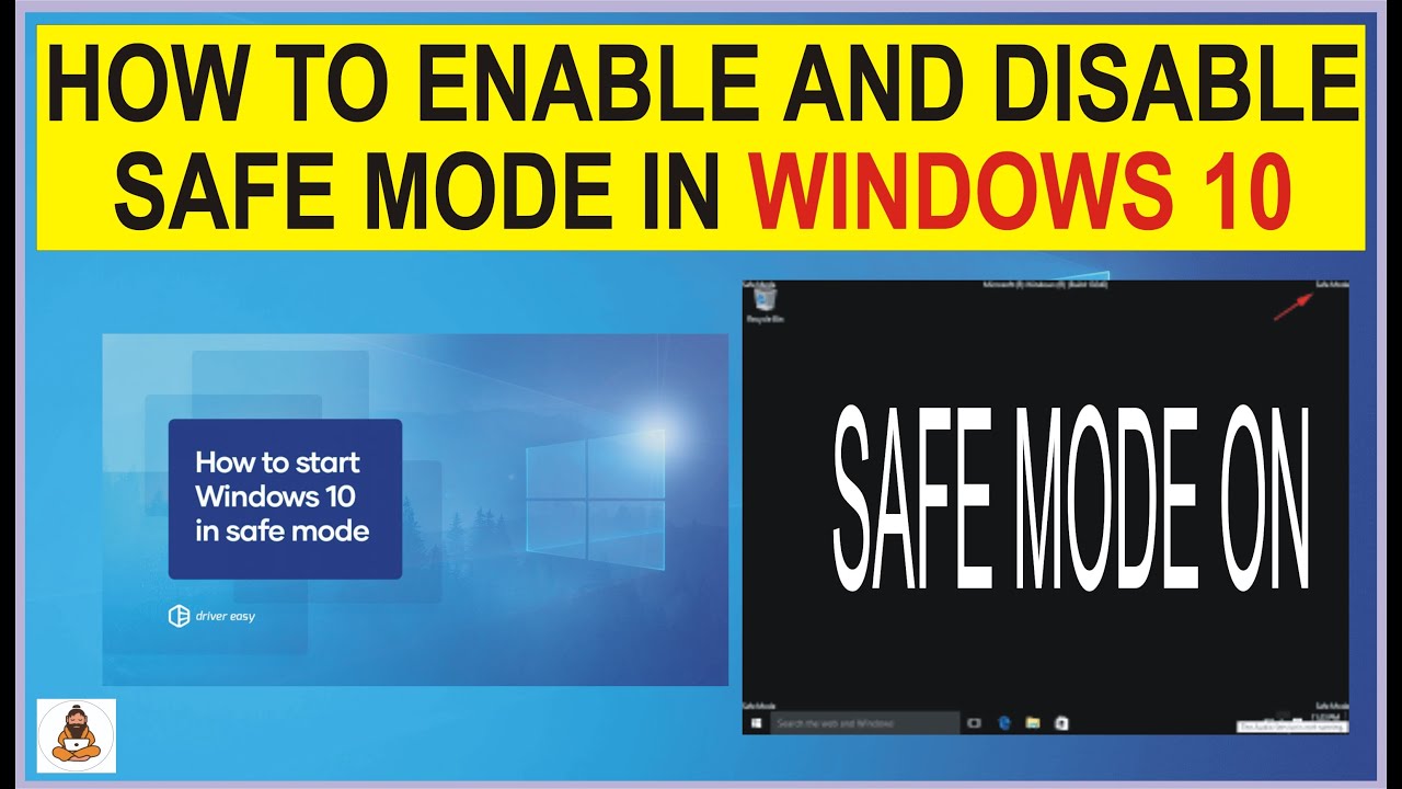 HOW TO ENABLE AND DISABLE SAFE MODE IN WINDOWS 10 { 2022 } - YouTube