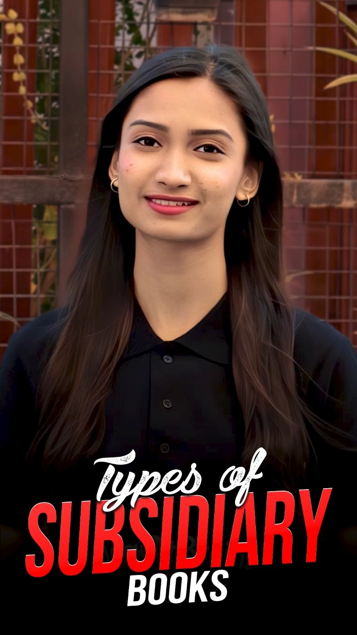 Types of Subsidiary Books ? - Class 11 Accounts #accountancy #magnetbrains #ytshorts