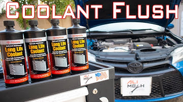 How to do complete coolant flush/Coolant flush TOYOTA Camry 2015-2017/ How to change radiator water