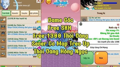 Nro Lậu Mới Nhất Dame Gốc Nhập Code Free SKH 1300 Thỏi Vàng Có Map Up Thỏi vàng Hồng Ngọc Có Mod IOS