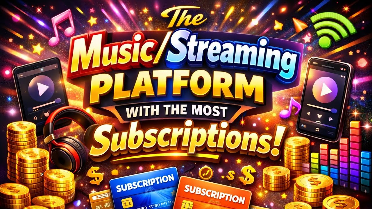 The 5 Most Subscribed Music Streaming Platforms | 2005-2026 | 
