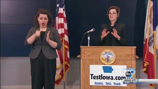 Governor Reynolds Launches Test Iowa Initiative