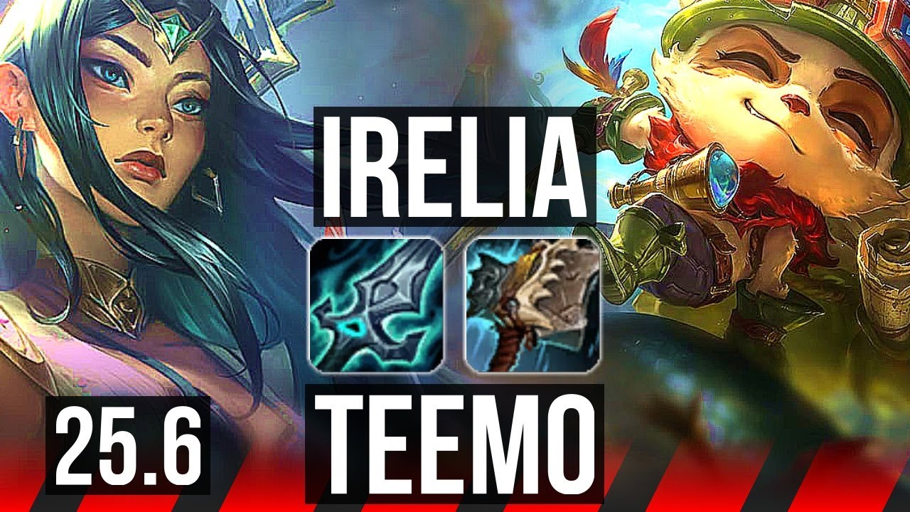 IRELIA vs TEEMO (TOP) | KR Master | 25.6
