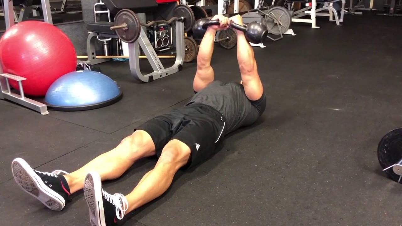 Kettlebell Floor Fly Quick Exercise Demonstration YouTube