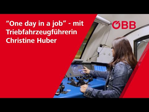 „One day in a job“ mit Triebfahrzeugführerin Christine Huber
