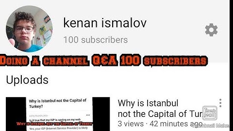 Channel Q&A 100 subscribers special