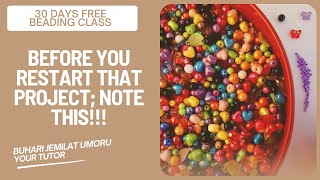 DAY FIVE | WHEN TO RESTART A PROJECT