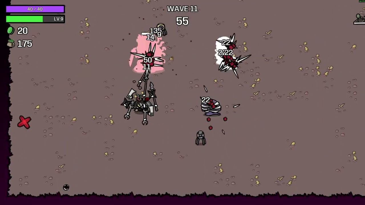 today i play brotato!!