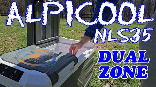 Alpicool NLS35: New, Dual Zone, Dual Door, 28 pound, 25 QT Powered Cooler