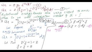 Famous Rotational Partition Function| Physical Chemistry|Statistical Thermodynamics|Saad Anwar Wealth