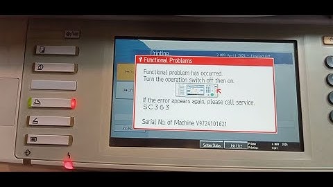 Ricoh Error Code SC400