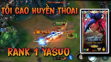 LMHT TỐC CHIẾN:  RANK 1 YASUO LỐI LÊN ĐỒ MỚI SIÊU MẠNH CHÉM 3 CÁI LÀ ĐI CHÍ MẠNG QUÁ KHỦNG