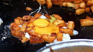 🍚 FRIED RICE FLOUR CAKE AND EGGS 🍳 BOT CHIEN | STREET FOOD VIETNAM