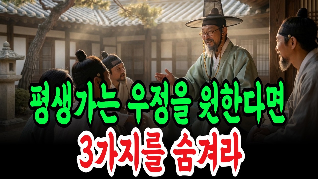 평생가는 우정을 원한다면 이 3가지는 반드시 숨겨라