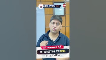 HPCL 2025 Interview 🔑 Perfect Introduction Format for Interview