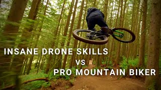 World's Best FPV Drone Shot VS Extreme Mountain Biking?!