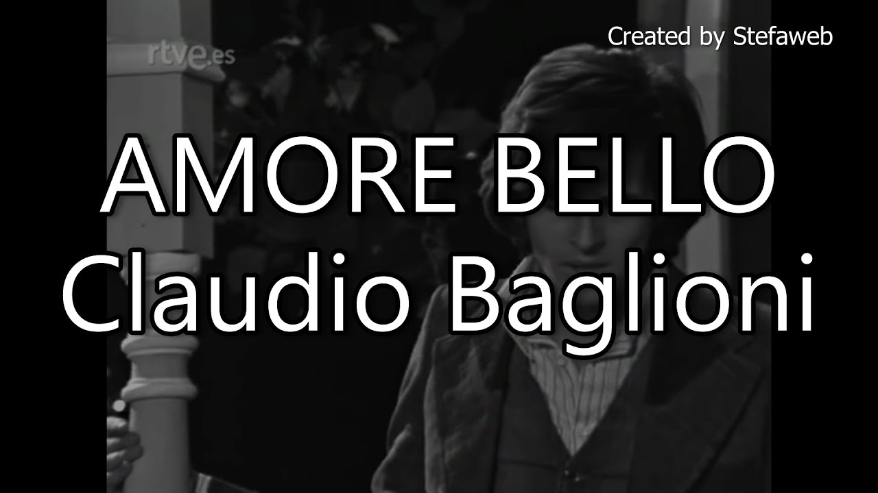Claudio Baglioni - Amore bello (Karaoke Originale + cori)
