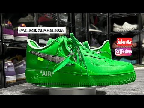 Off White Nike Air Force 1 Brooklyn On Feet Review 