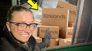 KIRKLAND'S EMPLOYEE'S PACKED THEIR DUMPSTER FULL ! *AND WE TOOK IT ALL !
